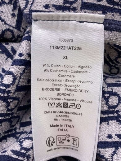 商品画像：21AW/カシミヤ混/パーカー/L/コットン/NVY/113M221AT225 4