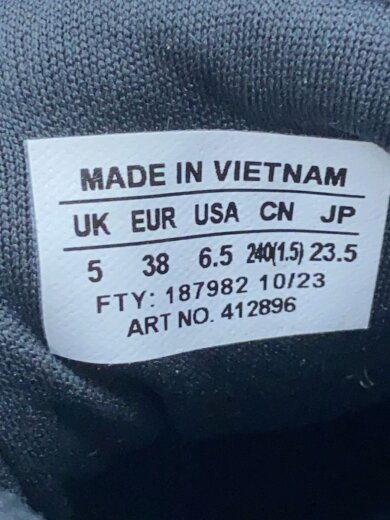 商品画像：ローカットスニーカー/23.5cm/BLK/412896 5