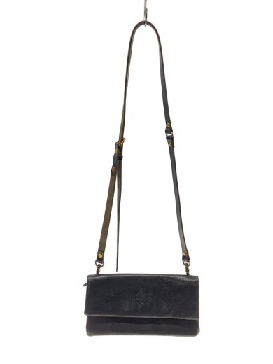 商品画像：お財布ショルダー/ショルダーバッグ/レザー/BLK// 1