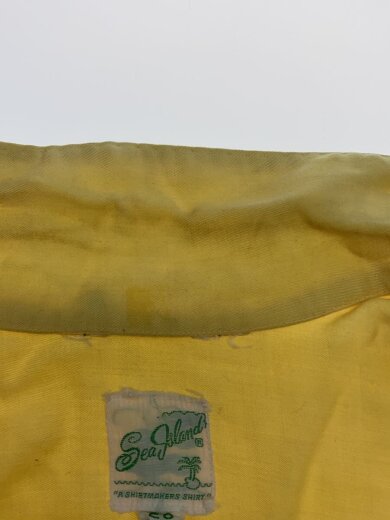 商品画像：50s～/レーヨンボックスシャツ/vintage/Sea Island/長袖シャツ/--/レーヨン/YLW// 5