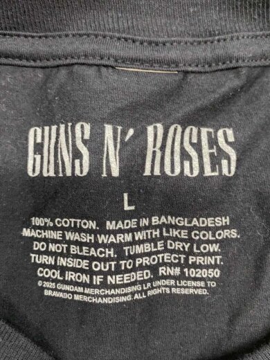 商品画像：GUNS N ROSES 2025 TOUR/Tシャツ/L/コットン/BLK// 3