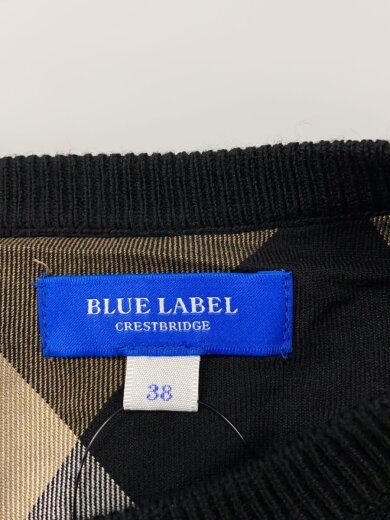 商品画像：ニット・セーター(薄手)/38/ウール/BLK/無地/55N10-475-09// 3