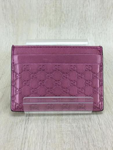 画像：GUCCIカードケース/レザー/PNK2