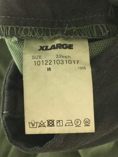 画像：X-LARGE101221031017/DICKIES/WORKPANTS/ダブルニー/ワークパンツ/31/コットン/グリーン3