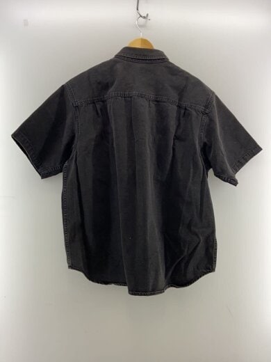 商品画像：半袖シャツ/L/デニム/BLK/無地// 2
