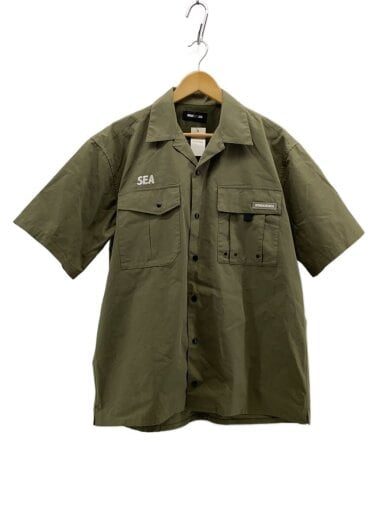 商品画像：半袖シャツ/M/コットン/カーキ/WDS-O-SUN-23-Q4-04 1