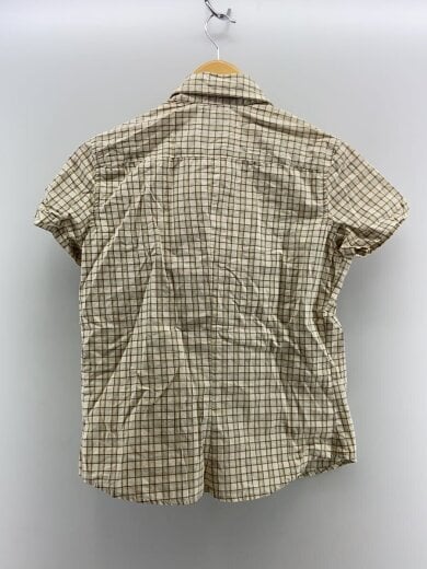 商品画像：半袖シャツ/M/コットン/BEG/チェック 2