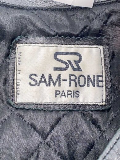 画像：その他ブランドコート/--/レザー/BLK3