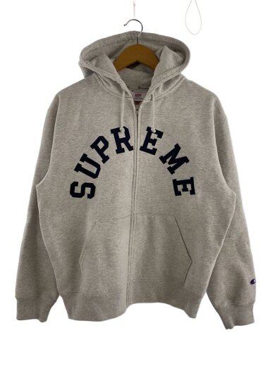 商品画像：ジップパーカー/S/コットン/GRY 1