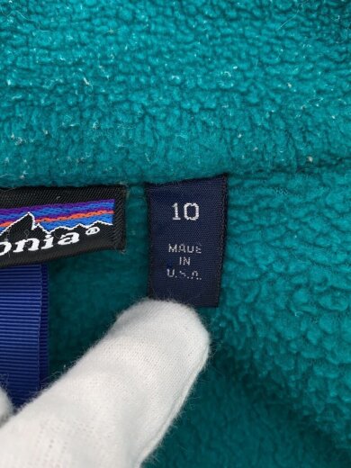 商品画像：フリースジャケット/10/ポリエステル/GRN/無地 4