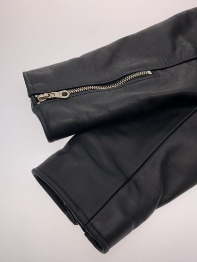 商品画像：レザージャケット・ブルゾン/38/レザー/BLK 5