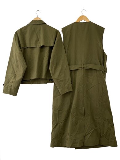 商品画像：トレンチコート/L/コットン/KHK/無地/West Side Modern 3 Way trench 2