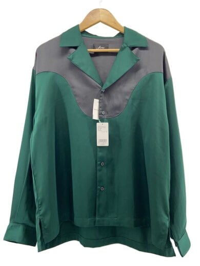 商品画像：forte/長袖シャツ/M/ポリエステル/GRN/2502-FRT-FBL0005 1