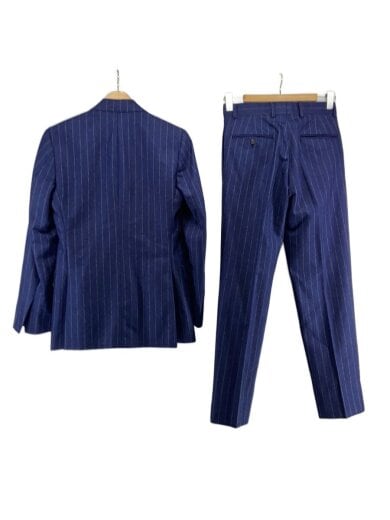 商品画像：スーツ/--/ウール/BLU/ストライプ 2