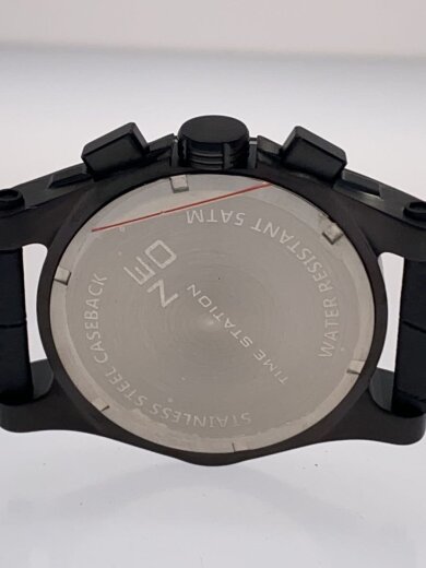 商品画像：neo/クォーツ腕時計/アナログ/レザー/BLK/BLK 3