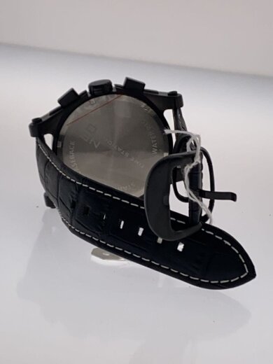 商品画像：neo/クォーツ腕時計/アナログ/レザー/BLK/BLK 4