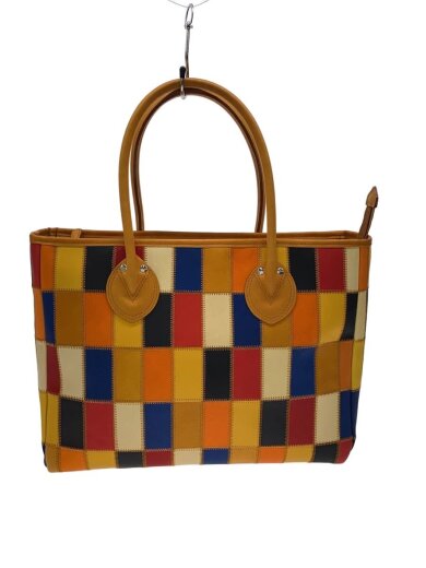 商品画像：ブリーフケース/レザー/マルチカラー/総柄 1