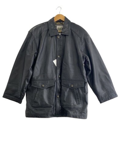 商品画像：VIA NUOVA PELLE/コート/M/羊革/ブラック/無地 1