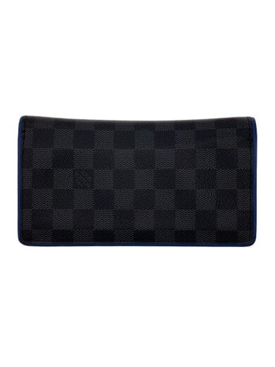 商品画像：ポルト・フォイユ・ブラザ_ダミエ・グラフィット/PVC/BLK/総柄/メンズ 1
