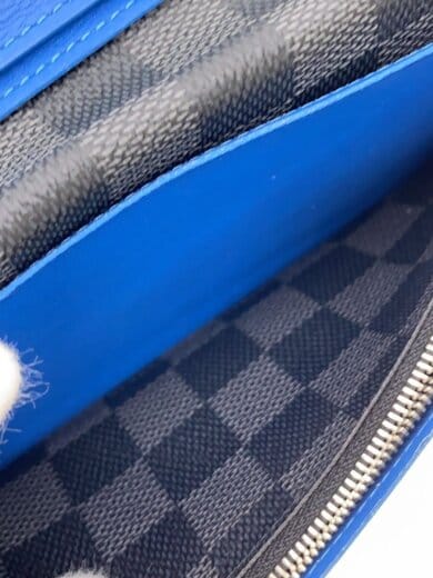 商品画像：ポルト・フォイユ・ブラザ_ダミエ・グラフィット/PVC/BLK/総柄/メンズ 6