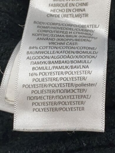 商品画像：90s/ジップパーカー/M/コットン/ブラック/無地// 4