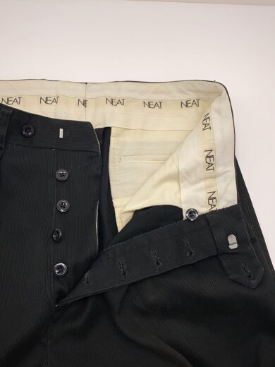 商品画像：コットンホップサックテイパードスラックス/スラックスパンツ/46/コットン/ブラック/無地 3