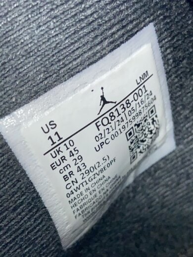 商品画像：AIR JORDAN 4 RETRO_エアジョーダン 4 レトロ/29cm/BLK 5