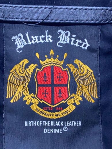 商品画像：レザージャケット・ブルゾン/40/山羊革/BLK/無地 3