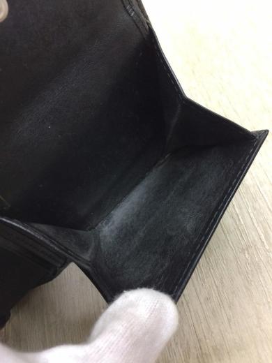 画像：ETTINGERエッティンガー/2つ折り財布/レザー/BLK4