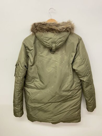 商品画像：ダウンジャケット/M/ウール/KHK/無地 2