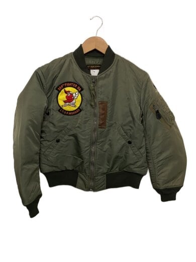 画像：Buzz Rickson’sフライトジャケット/XS/ナイロン/KHK/無地/BR110931