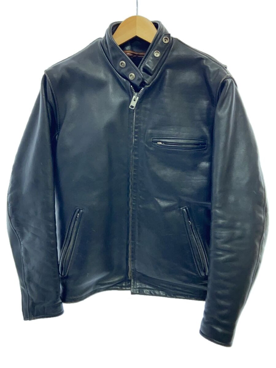 Schott / レザージャケット・ブルゾン/36/レザー/BLK/無地/1028503039