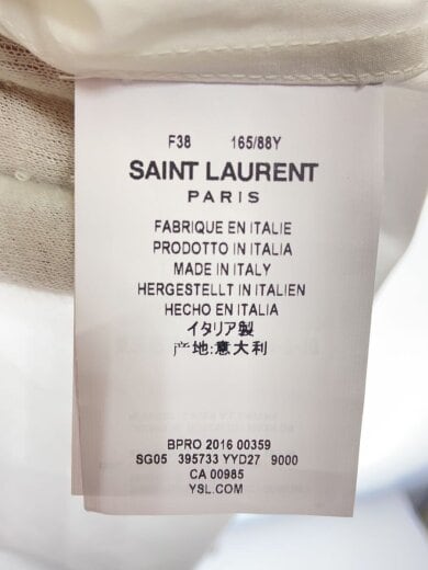 商品画像：長袖シャツ/--/コットン/WHT/395733YYD27 4