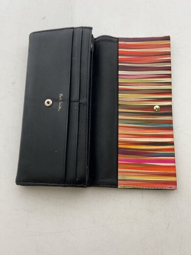 商品画像：長財布/レザー/BLK/無地/メンズ 4