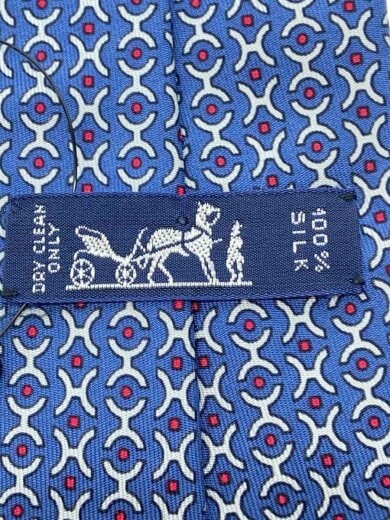 商品画像：ネクタイ/シルク/NVY/総柄/メンズ 4