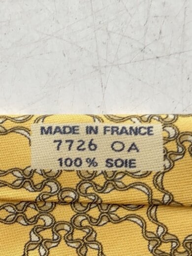 商品画像：ネクタイ/シルク/YLW/総柄/メンズ 3