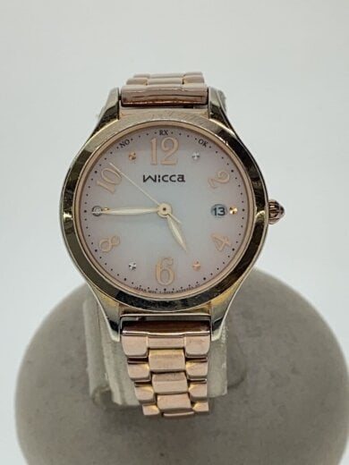 商品画像：クォーツ腕時計/アナログ/ステンレス/PNK/GLD/SS/H0F6-R011227 1