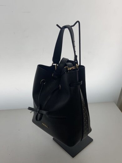 商品画像：ハンドバッグ/フェイクレザー/BLK/無地/149538 2