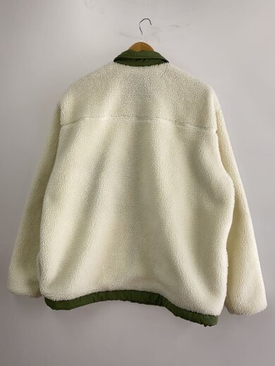 商品画像：フリースジャケット/L/ポリエステル/WHT/無地 2