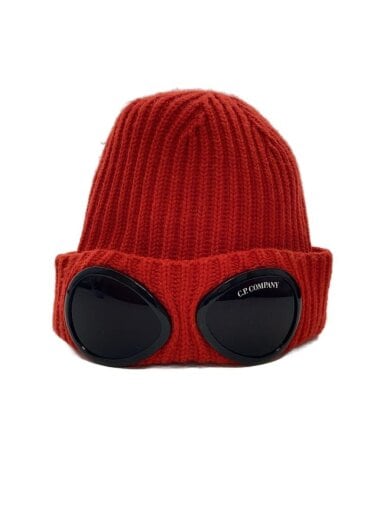 商品画像：ニットキャップ/--/ウール/RED/無地/メンズ/CMAC122A 005509A 1