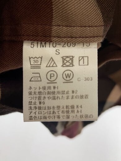 商品画像：長袖シャツ/S/コットン/BRD/チェック/51M10-209-15 4