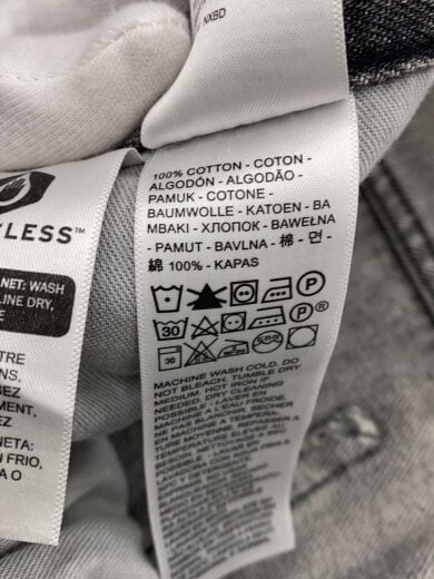 商品画像：ストレートパンツ/29/デニム/GRY/無地/A7488-0005 6