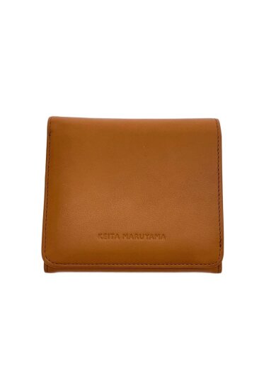 商品画像：2つ折り財布/レザー/BRW/無地/レディース 1