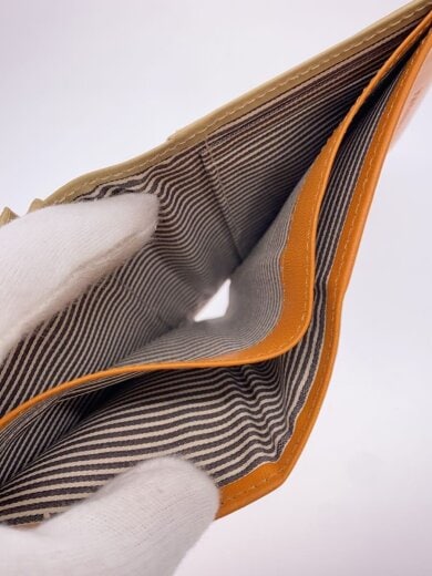 商品画像：2つ折り財布/レザー/BRW/無地/レディース 6