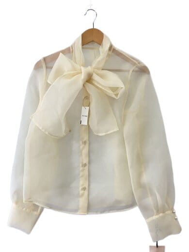 商品画像：長袖ブラウス/FREE/ポリエステル/YLW/1125210456-0 1