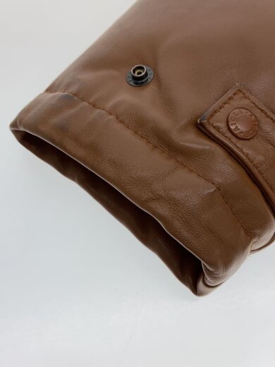 商品画像：ダウンジャケット/S/羊革/BRW/無地/8504-47409 6