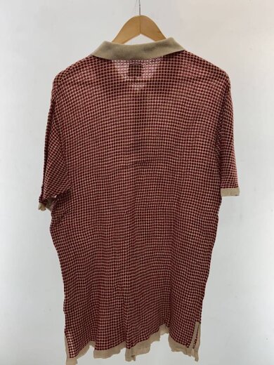 商品画像：ポロシャツ/XS/コットン/RED/総柄/CH261 2