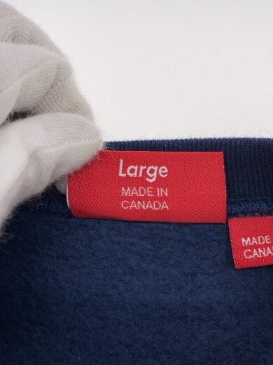 商品画像：23AW/NYC CREWNECK SWEAT/L/コットン/NVY/フロント・首回り・袖口スレ・シミ 4