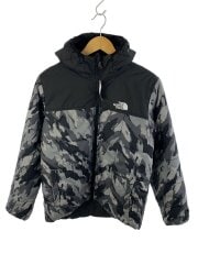 ダウンジャケット/XL/ポリエステル/GRY/総柄