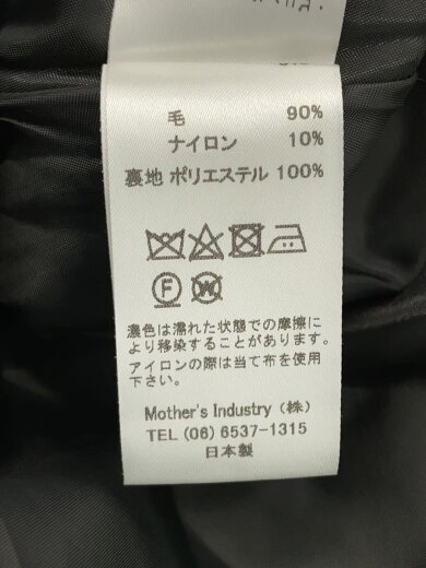 商品画像：ステンカラーコート/FREE/ウール/GRY 4